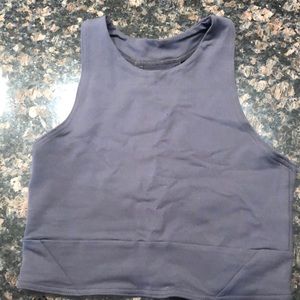 EUC Charcoal Fitaid T Back Sports Bra/Crop